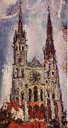 Chaim Soutine Chartres Cathedral oil painting reproduction